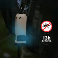 3-in-1 Myggdosa, 9600 mAh Powerbank & Ficklampa